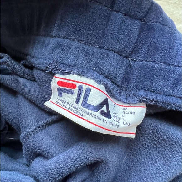 đź’•Fila Velour Dark Blue Tracksuit Size M / L - Picture 8 of 12